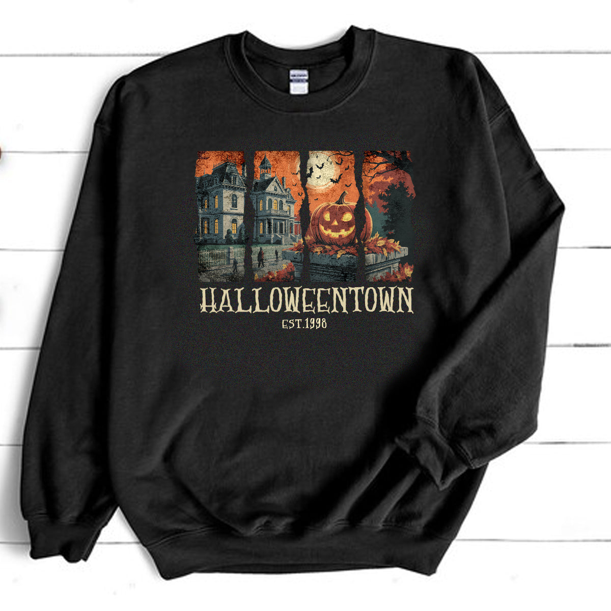 Halloweentown Sweatshirt – Vintage Halloween Crewneck Pullover