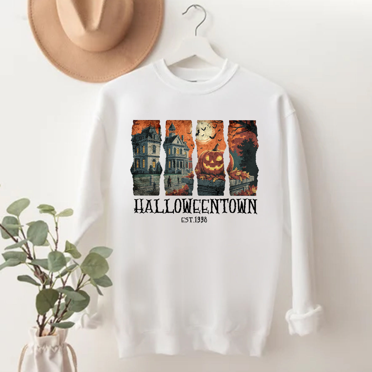 Halloweentown Sweatshirt – Vintage Halloween Crewneck Pullover