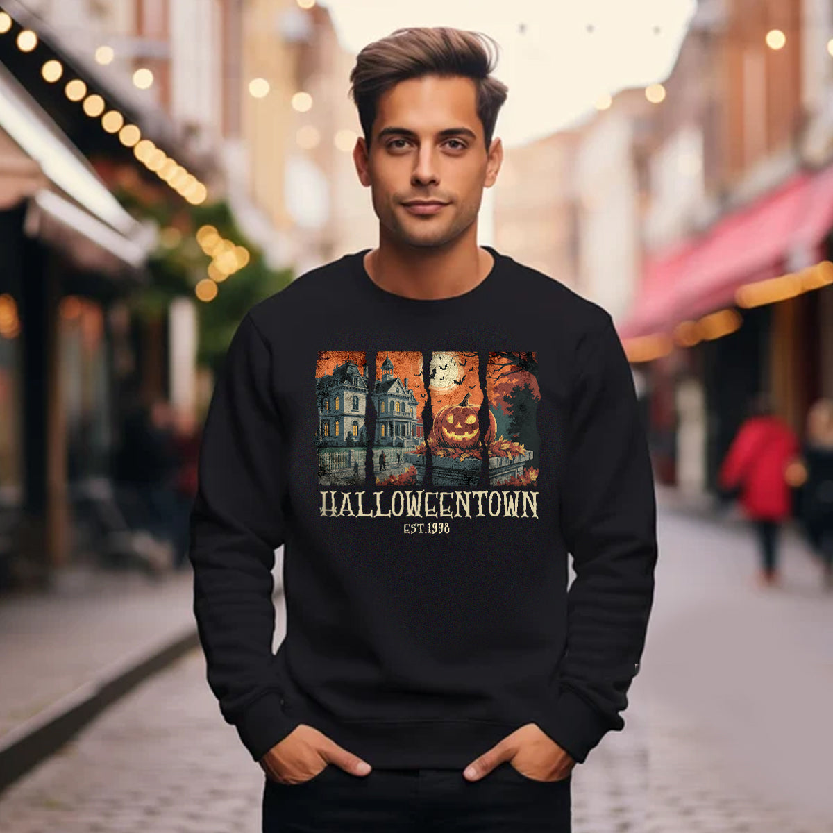 Halloweentown Sweatshirt – Vintage Halloween Crewneck Pullover