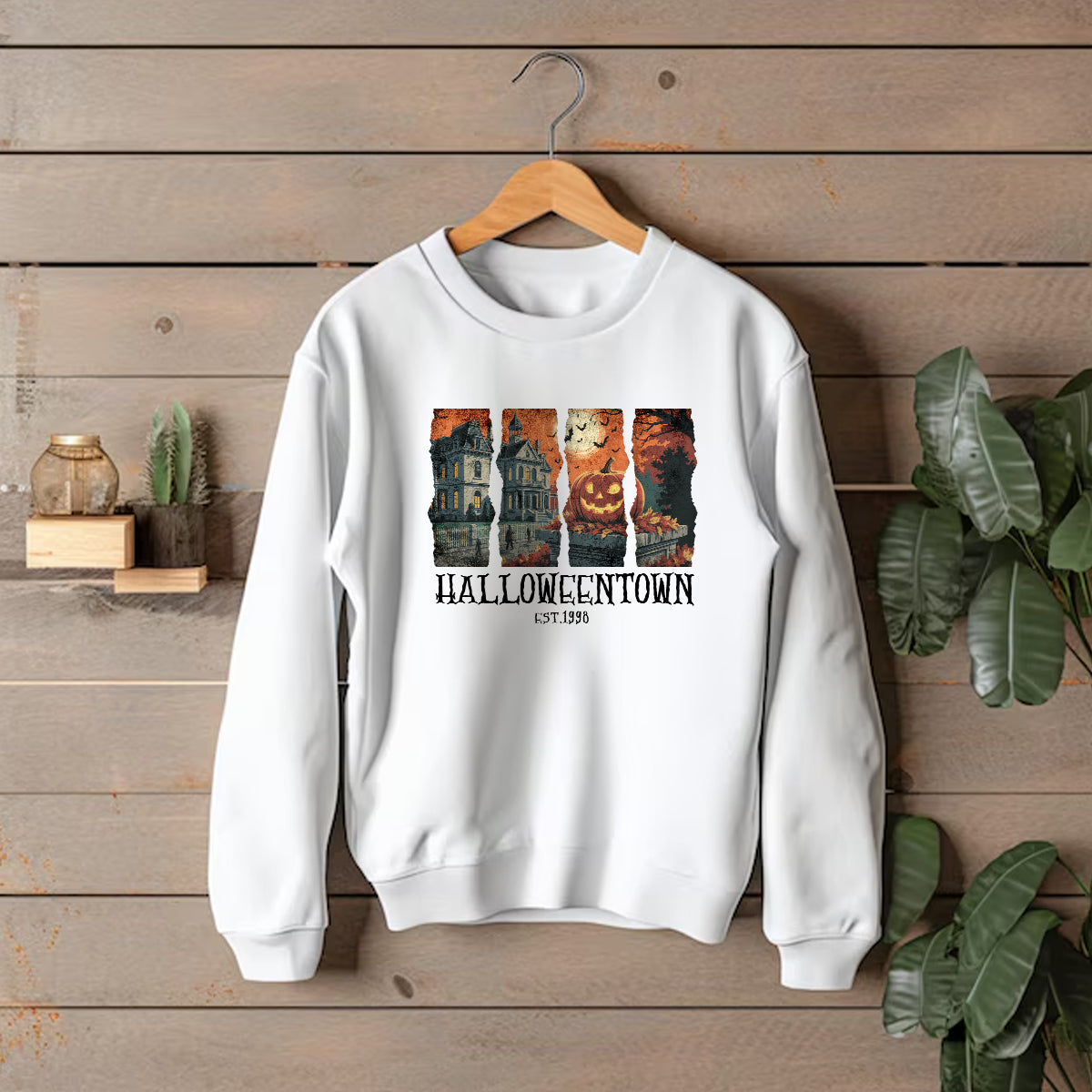 Halloweentown Sweatshirt – Vintage Halloween Crewneck Pullover
