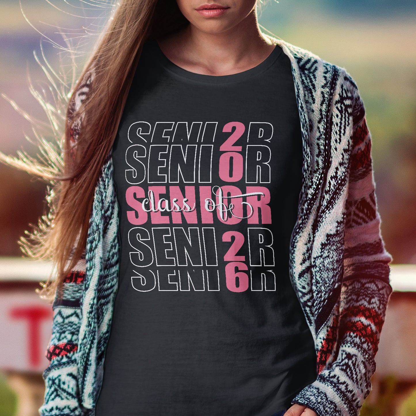 Class of 2026 Senior T-Shirt – Trendy Graduation Shirt for High School Seniors
