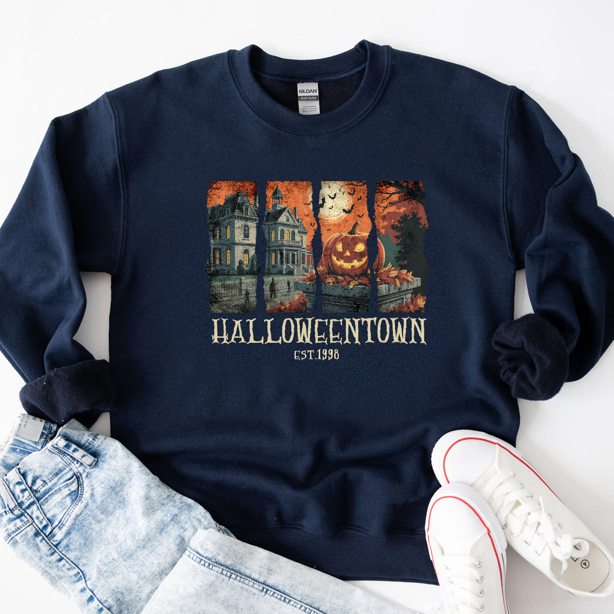 Halloweentown Sweatshirt – Vintage Halloween Crewneck Pullover
