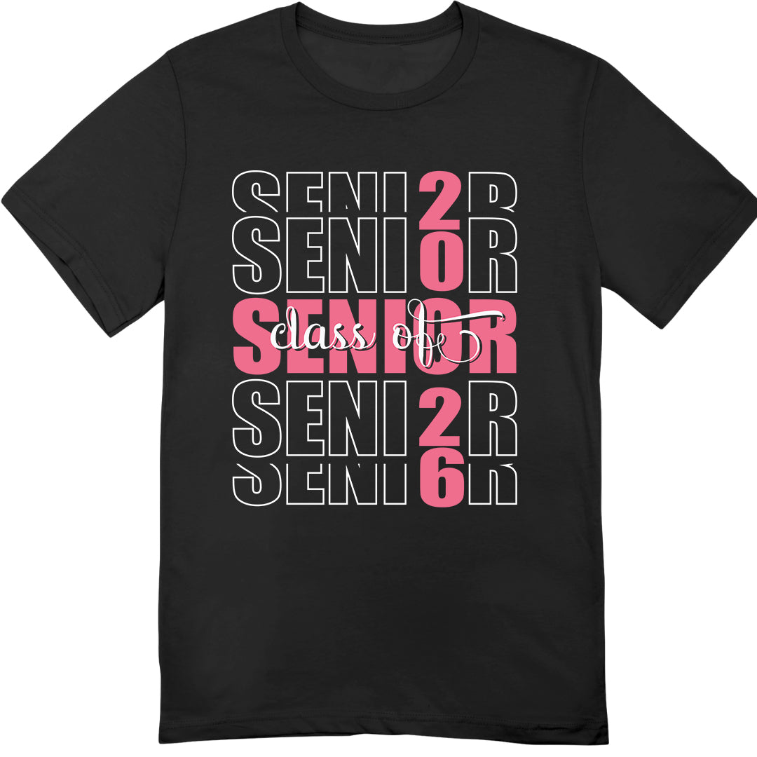 Class of 2026 Senior T-Shirt – Trendy Graduation Shirt for High School Seniors