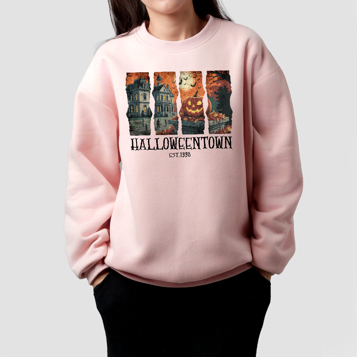 Halloweentown Sweatshirt – Vintage Halloween Crewneck Pullover