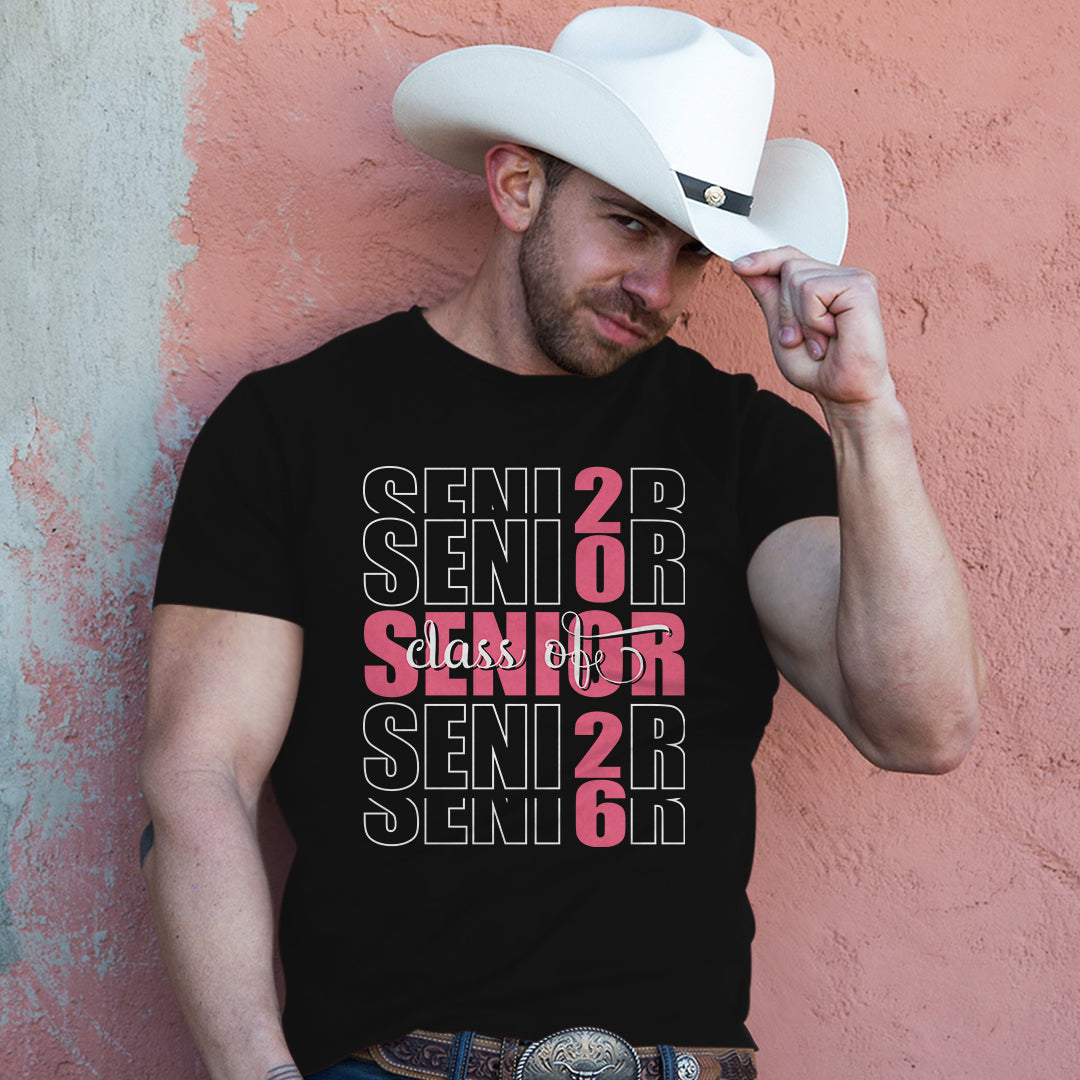 Class of 2026 Senior T-Shirt – Trendy Graduation Shirt for High School Seniors