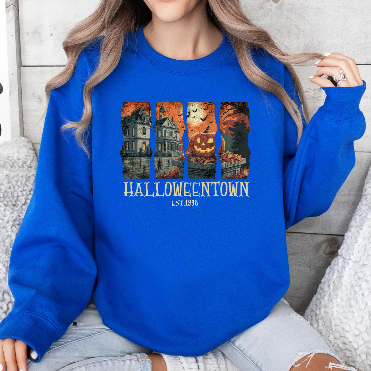 Halloweentown Sweatshirt – Vintage Halloween Crewneck Pullover