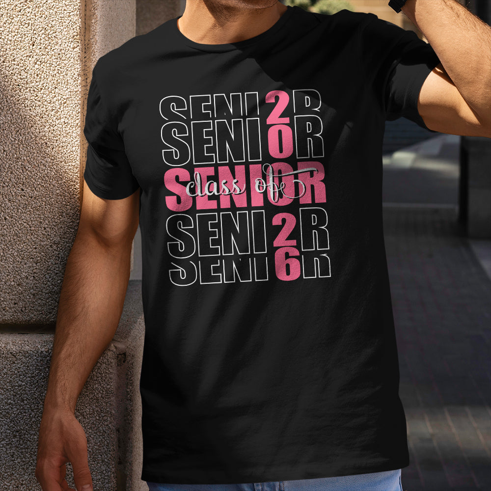 Class of 2026 Senior T-Shirt – Trendy Graduation Shirt for High School Seniors