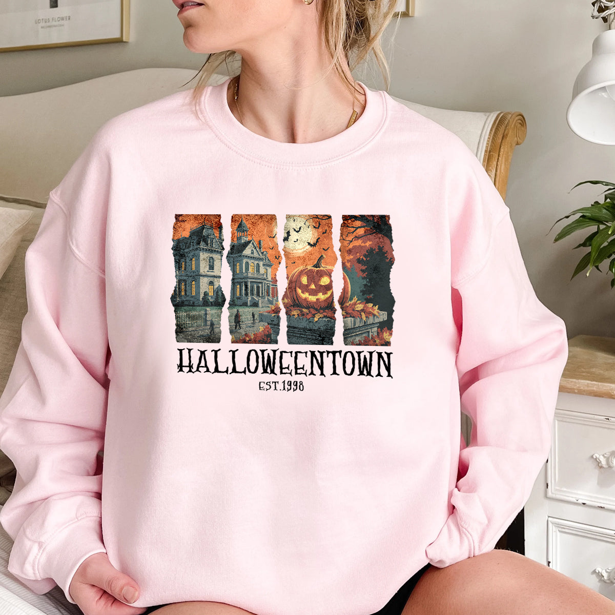 Halloweentown Sweatshirt – Vintage Halloween Crewneck Pullover