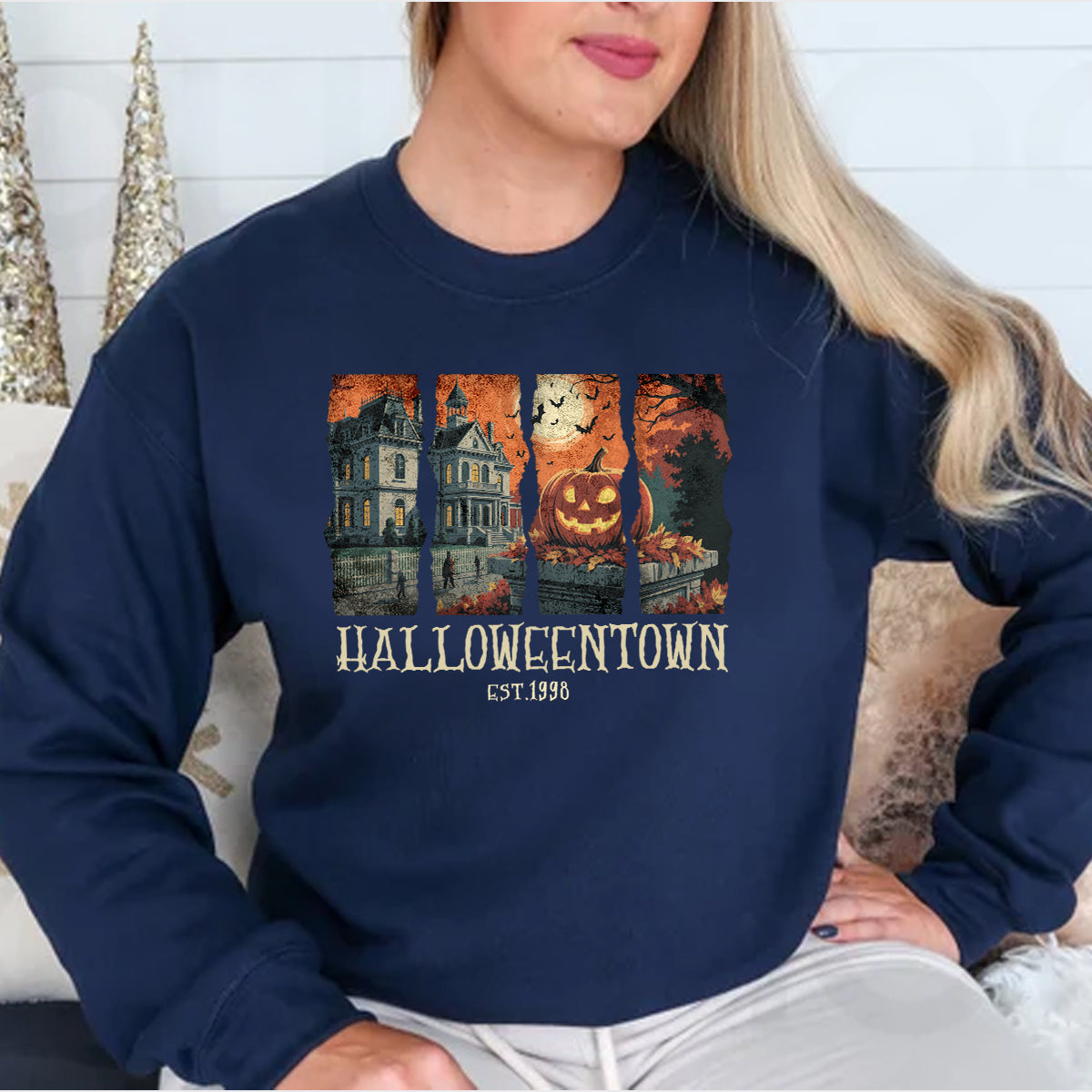 Halloweentown Sweatshirt – Vintage Halloween Crewneck Pullover