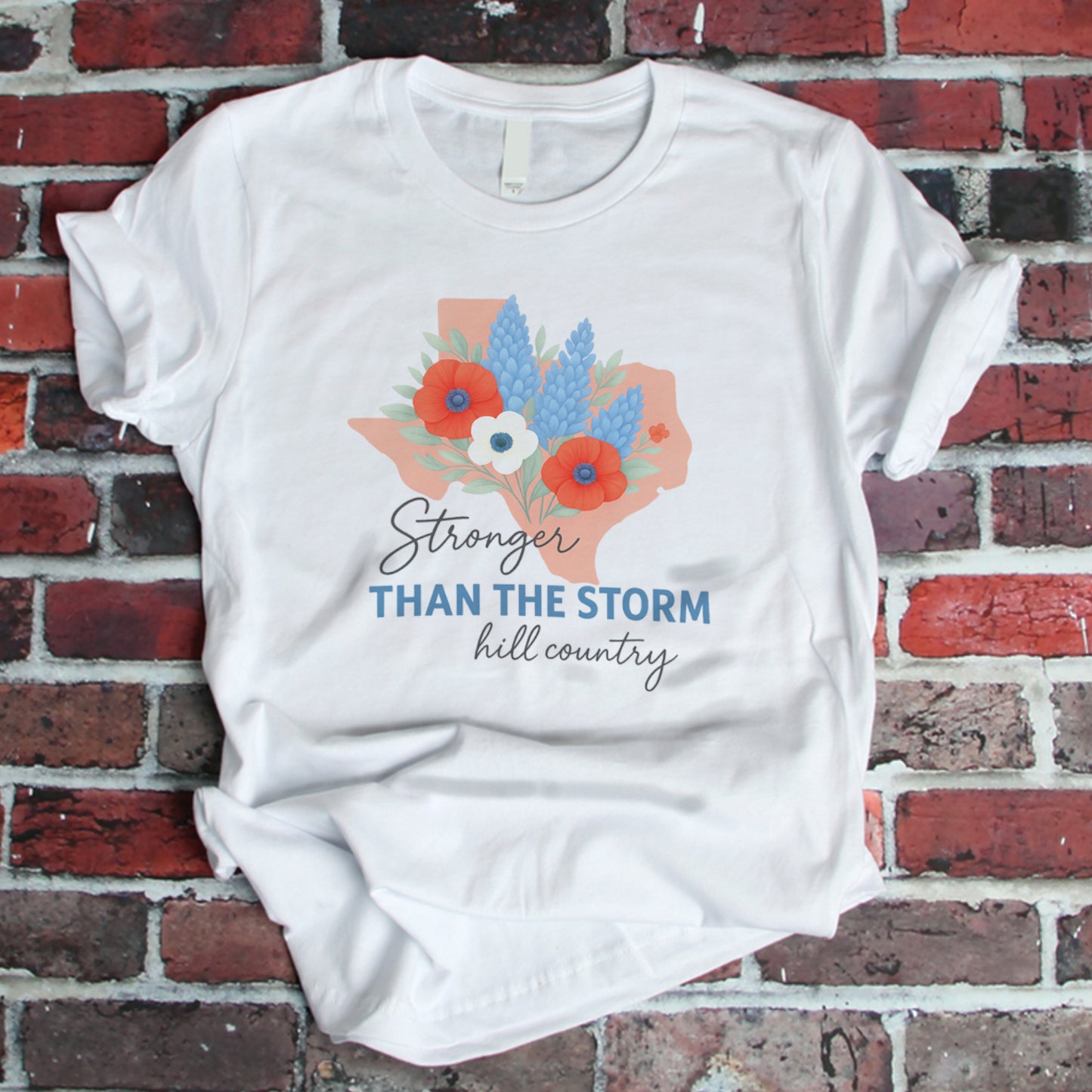 Texas Strong "Come Hell or High Water" T-Shirt β Lone Star Pride Apparel