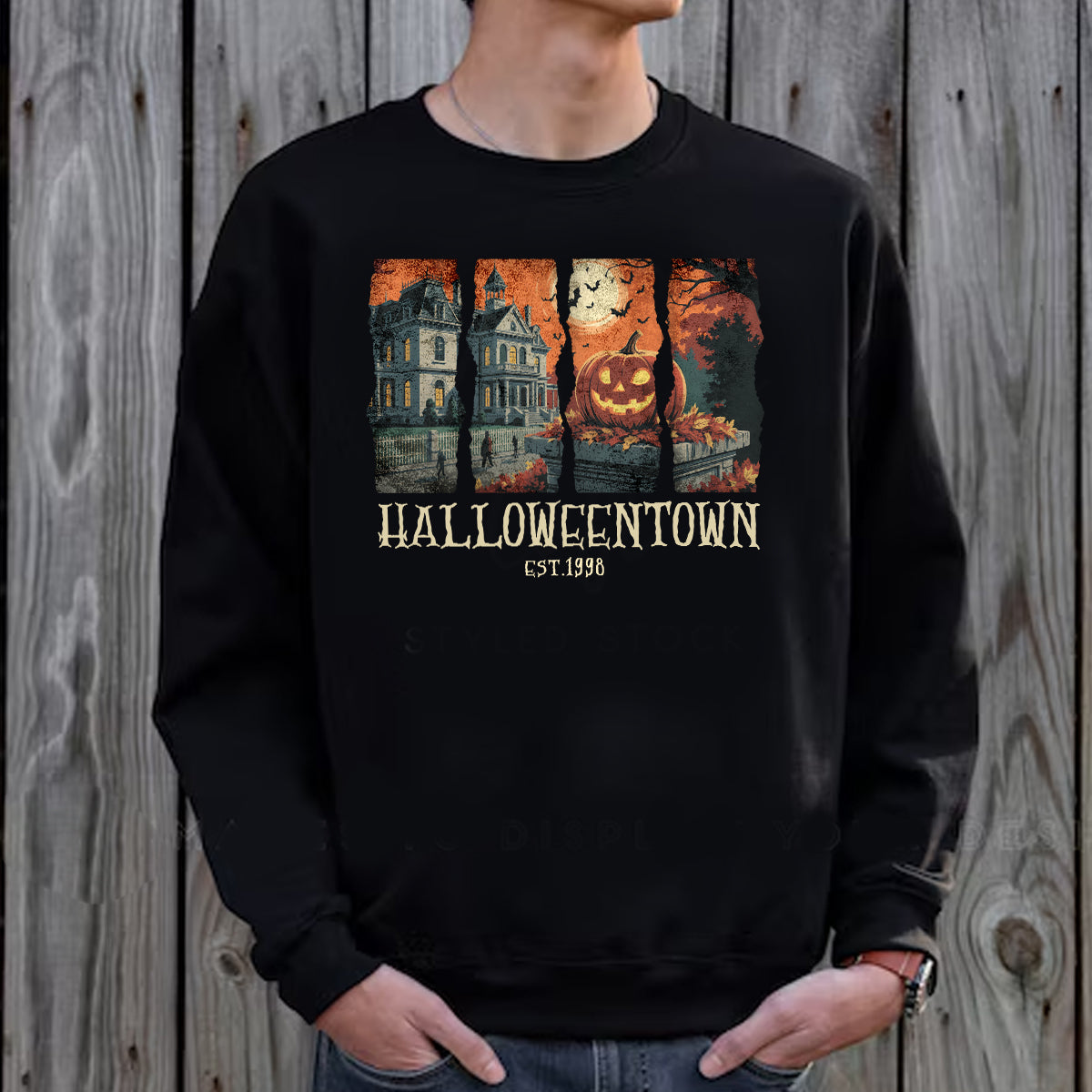 Halloweentown Sweatshirt – Vintage Halloween Crewneck Pullover