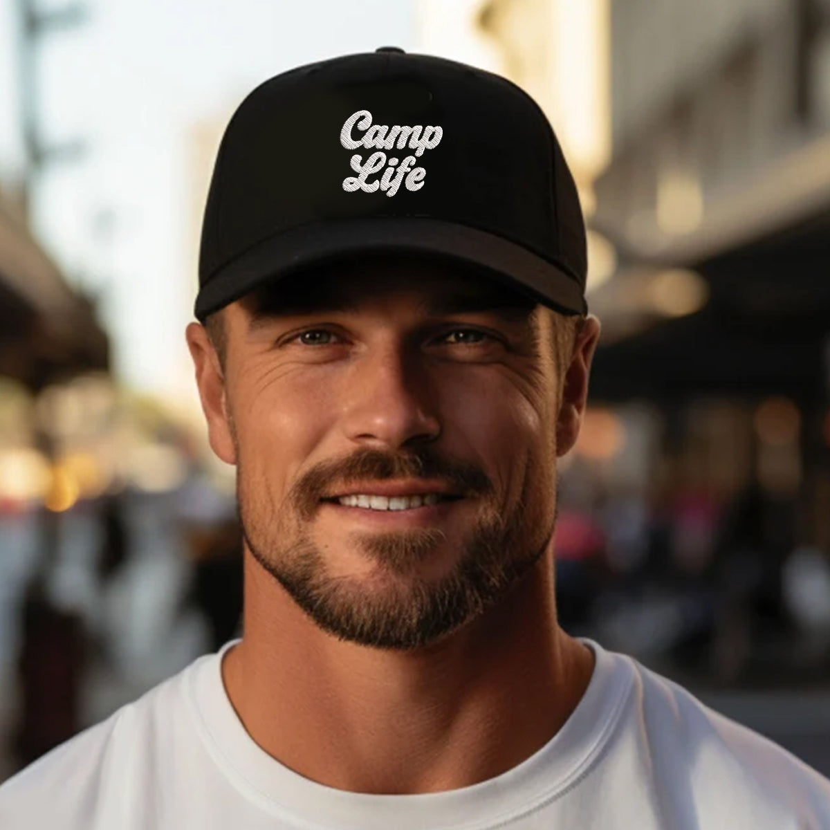 Life is Better Around the Camp Life Hat – Camping Trucker Cap for Outdoor Lovers