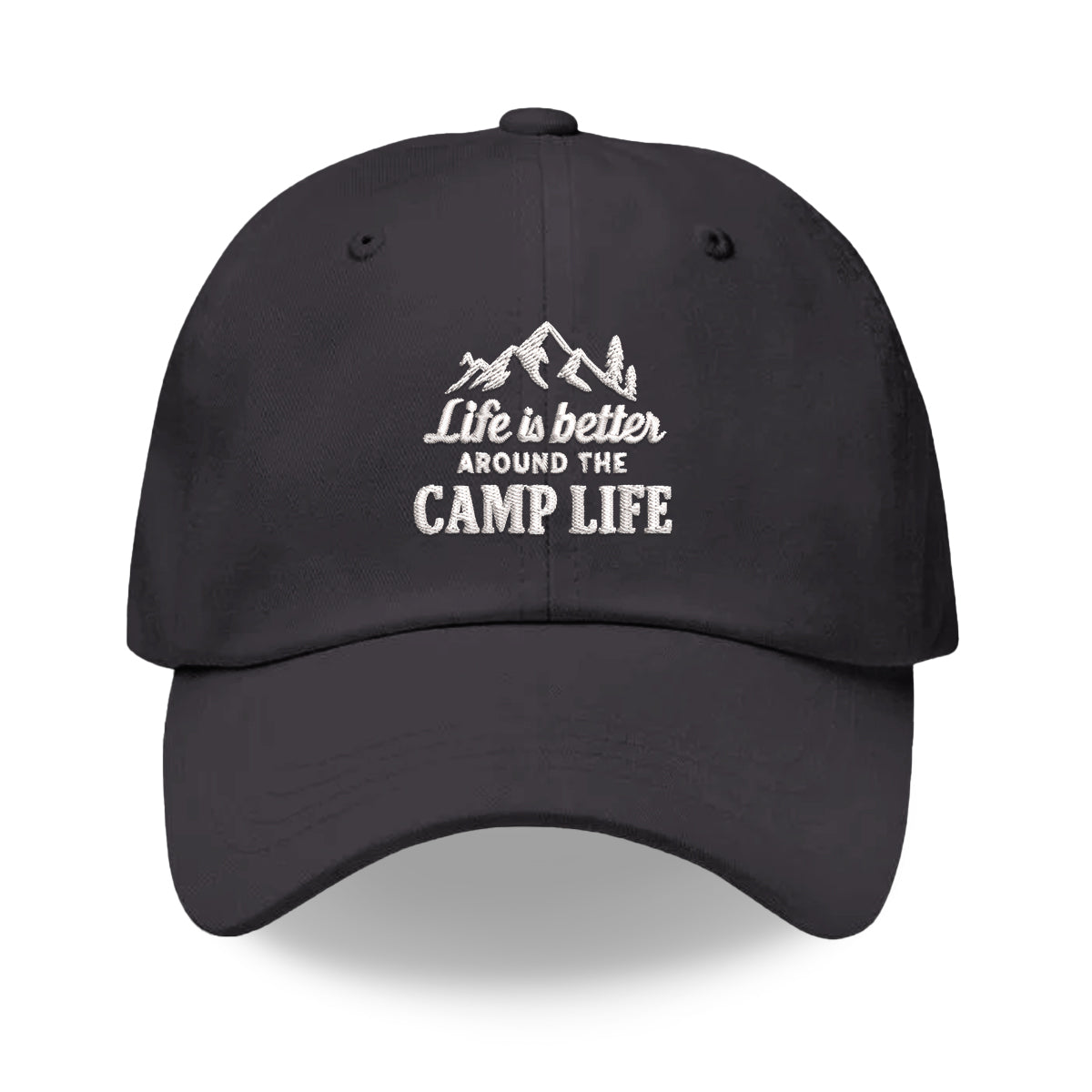 Life is Better Around the Camp Life Hat – Camping Trucker Cap for Outdoor Lovers