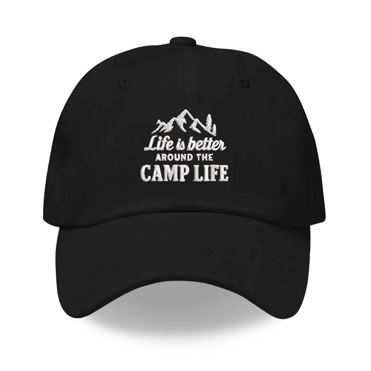 Life is Better Around the Camp Life Hat – Camping Trucker Cap for Outdoor Lovers