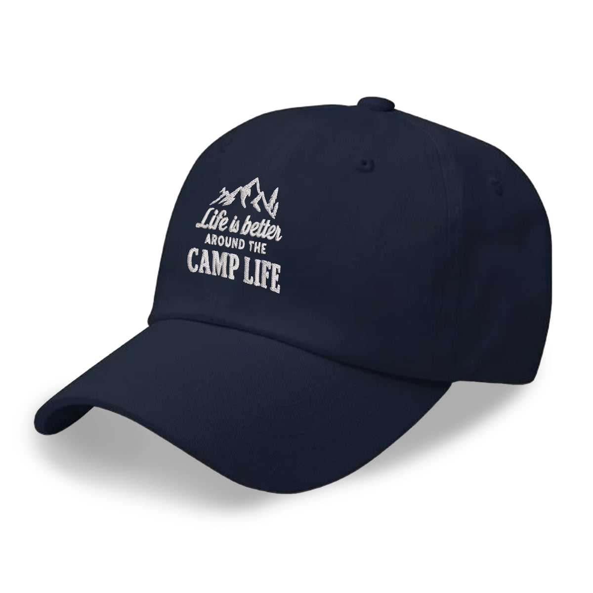 Life is Better Around the Camp Life Hat – Camping Trucker Cap for Outdoor Lovers