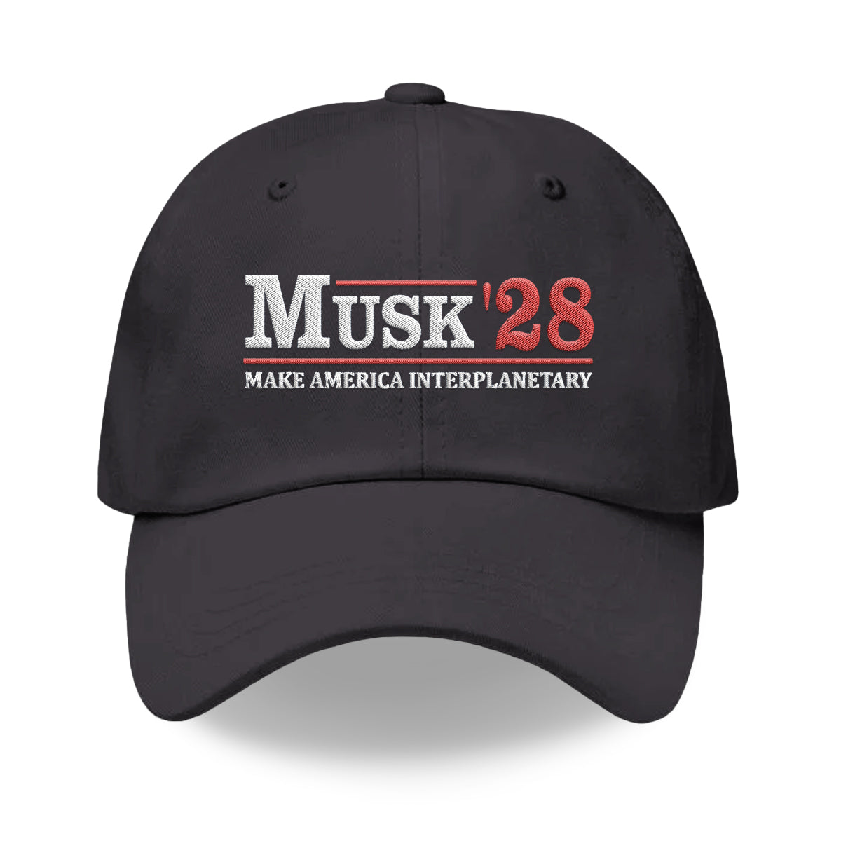 Musk '28 Classic Embroidered Hat – Make America Interplanetary