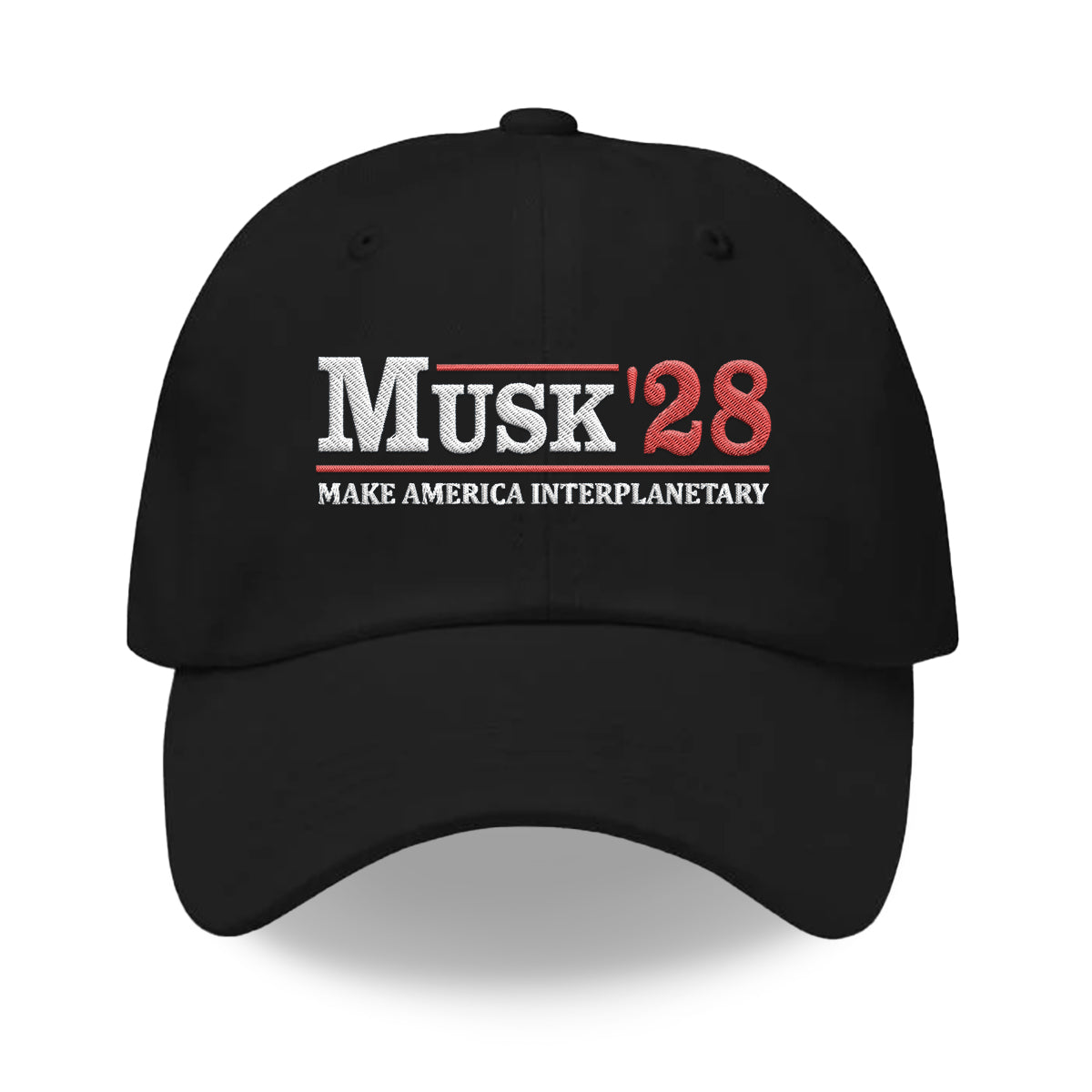 Musk '28 Classic Embroidered Hat – Make America Interplanetary