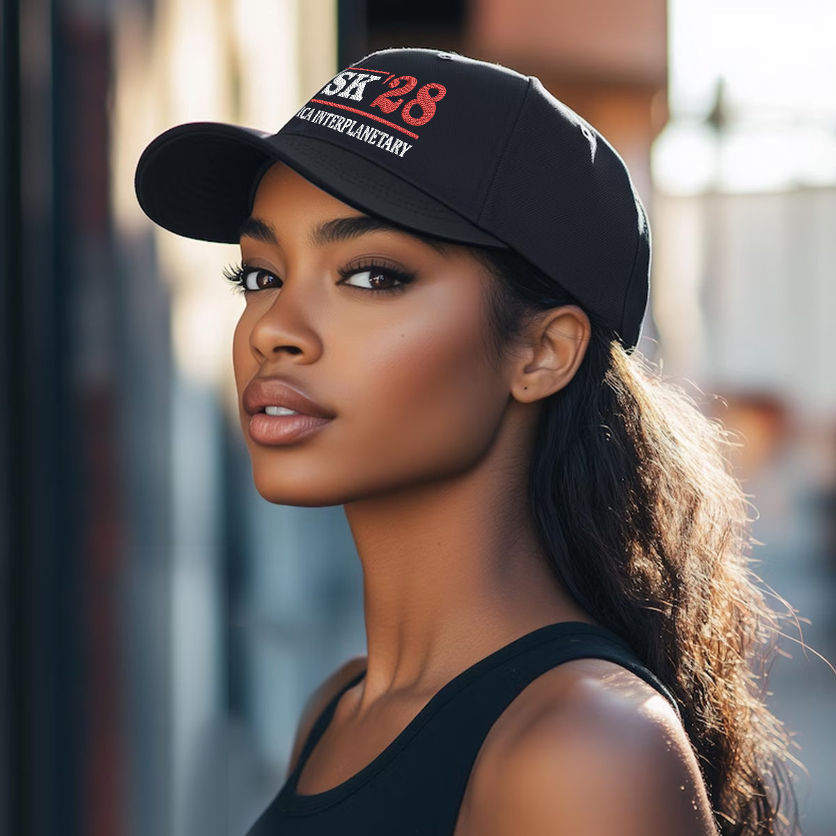 Musk '28 Classic Embroidered Hat – Make America Interplanetary