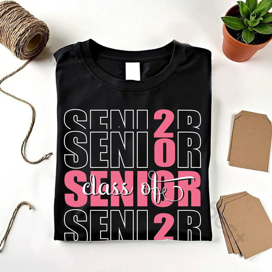 Class of 2026 Senior T-Shirt – Trendy Graduation Shirt for High School Seniors